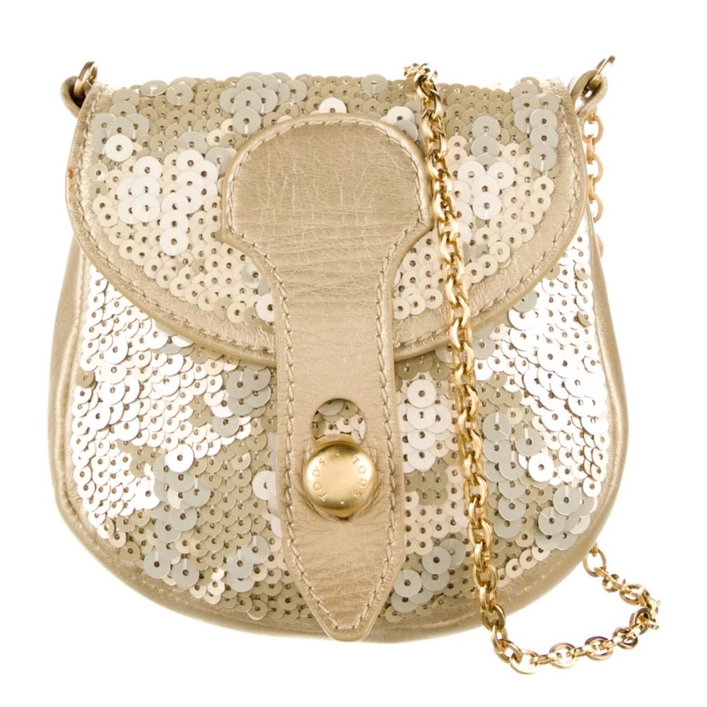 Tod's Sequin Leather Mini Bag